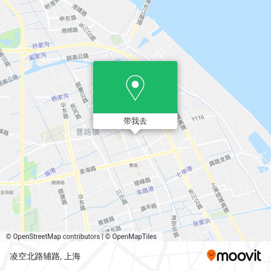 凌空北路辅路地图