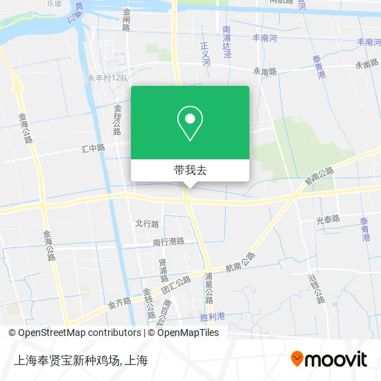 上海奉贤宝新种鸡场地图