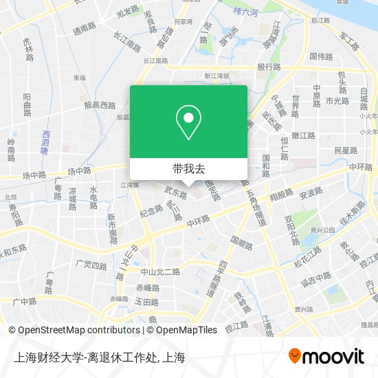 上海财经大学-离退休工作处地图