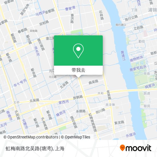 虹梅南路北吴路(塘湾)地图