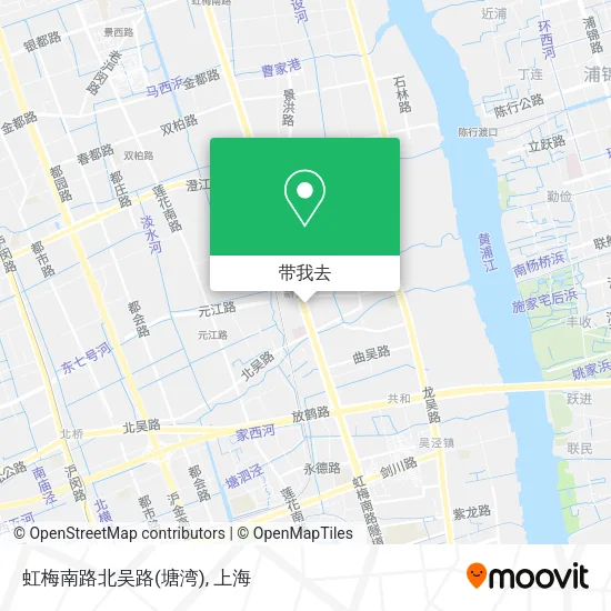 虹梅南路北吴路(塘湾)地图