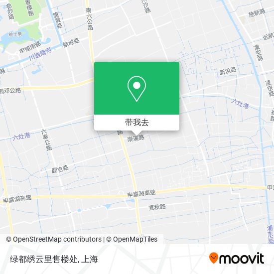 绿都绣云里售楼处地图