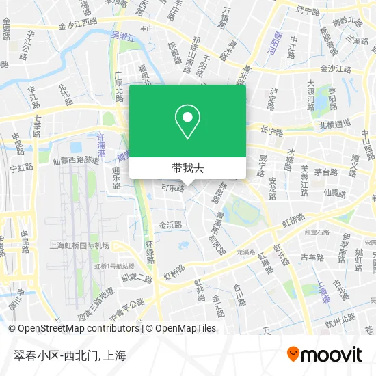 翠春小区-西北门地图
