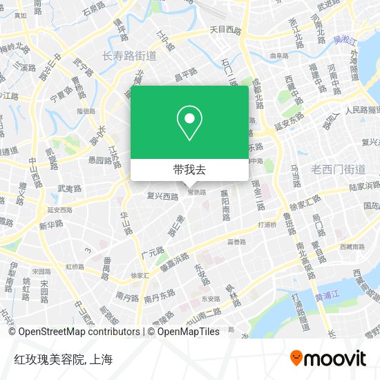 红玫瑰美容院地图
