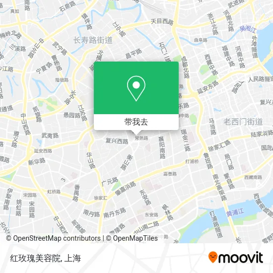 红玫瑰美容院地图