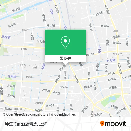 坤江莫丽酒店精选地图