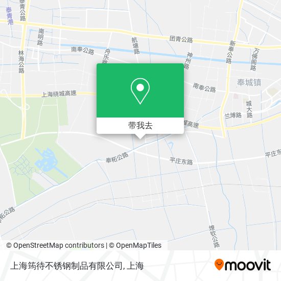 上海筠待不锈钢制品有限公司地图