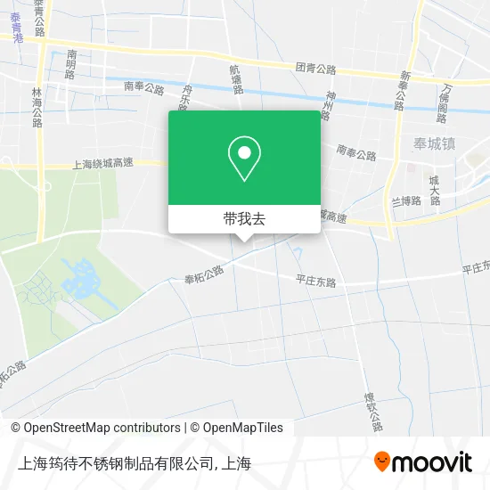 上海筠待不锈钢制品有限公司地图