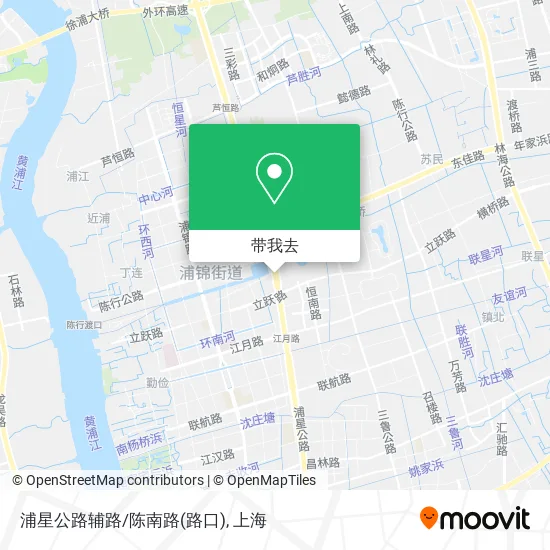 浦星公路辅路/陈南路(路口)地图