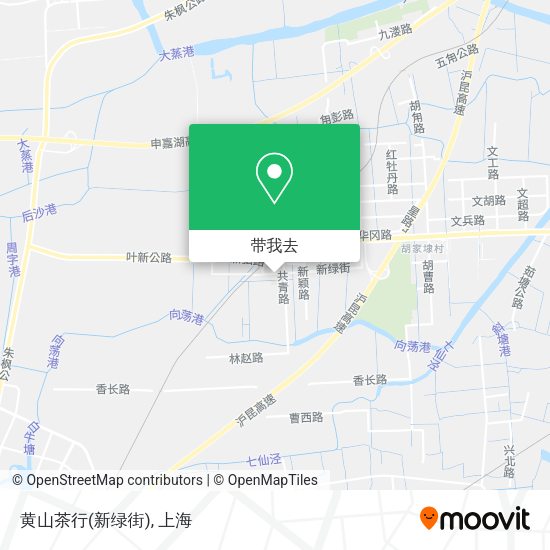 黄山茶行(新绿街)地图