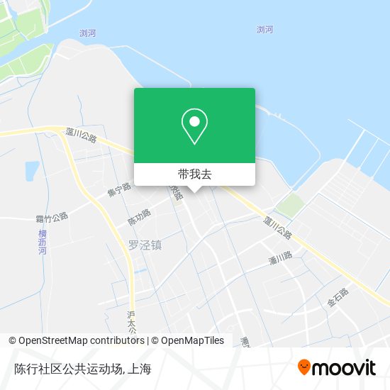 陈行社区公共运动场地图