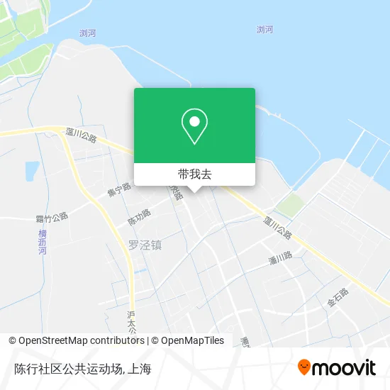 陈行社区公共运动场地图