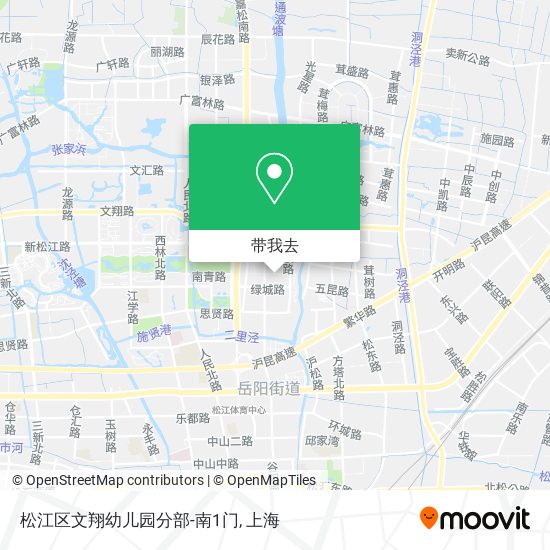 松江区文翔幼儿园分部-南1门地图