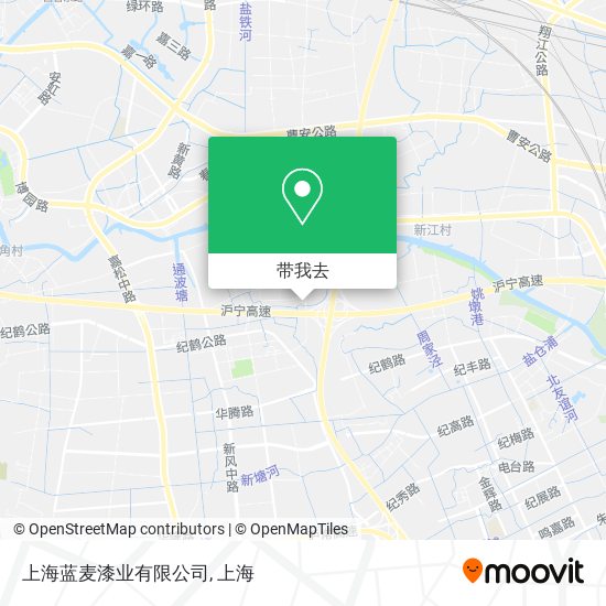 上海蓝麦漆业有限公司地图