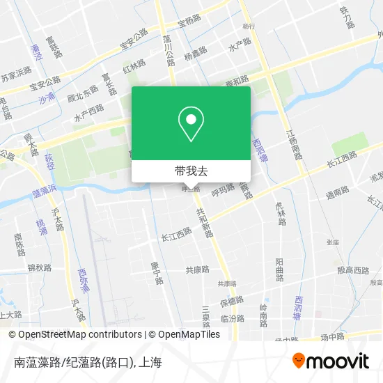 南蕰藻路/纪薀路(路口)地图