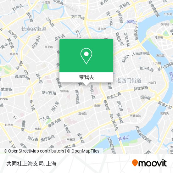 共同社上海支局地图