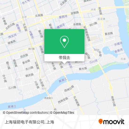 上海瑞箭电子有限公司地图