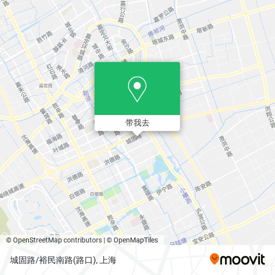 城固路/裕民南路(路口)地图