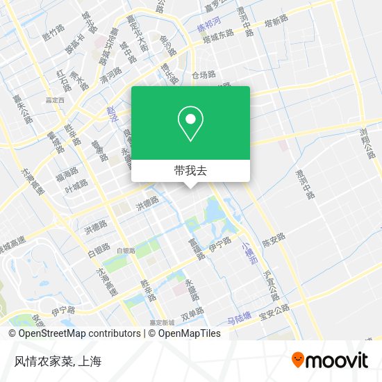 风情农家菜地图