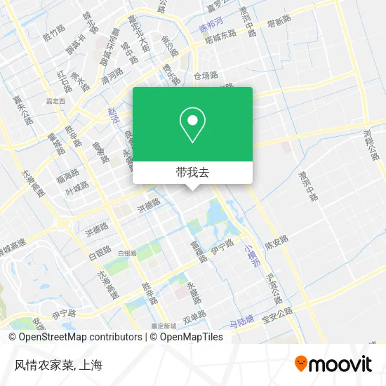 风情农家菜地图