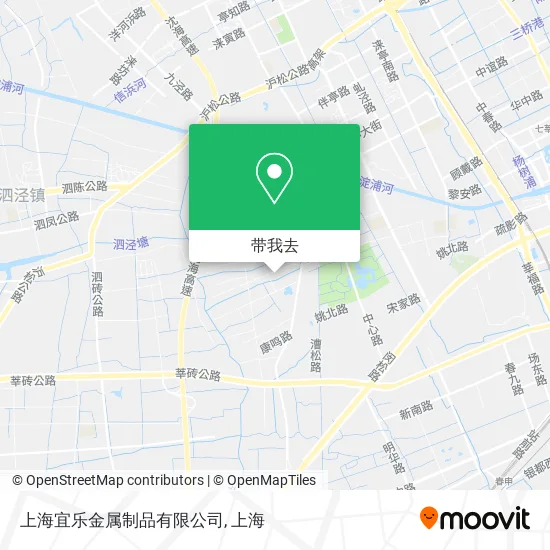 上海宜乐金属制品有限公司地图
