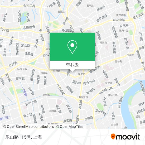 乐山路115号地图