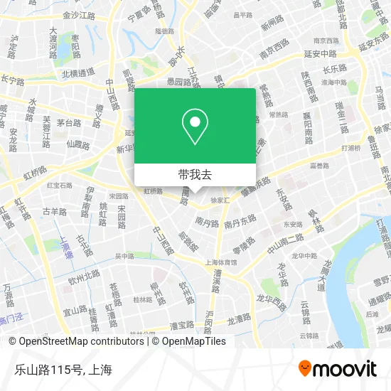 乐山路115号地图