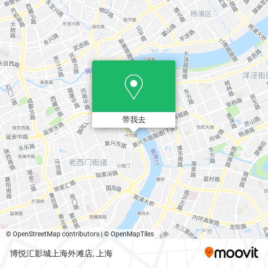 博悦汇影城上海外滩店地图