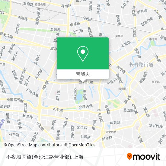 不夜城国旅(金沙江路营业部)地图