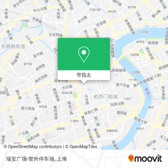 瑞安广场-室外停车场地图