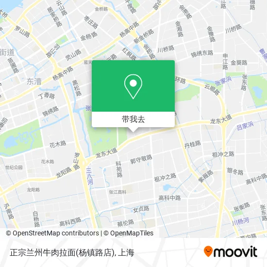 正宗兰州牛肉拉面(杨镇路店)地图