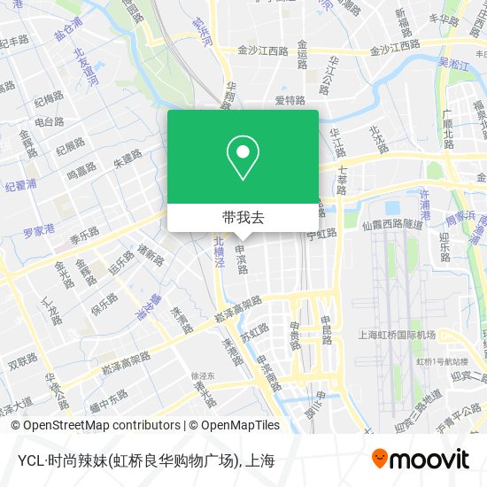 YCL·时尚辣妹(虹桥良华购物广场)地图