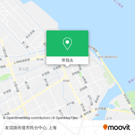 友谊路街道市民分中心地图