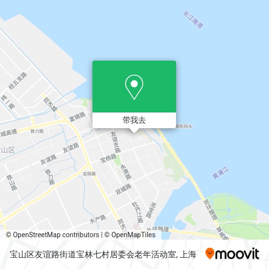 宝山区友谊路街道宝林七村居委会老年活动室地图