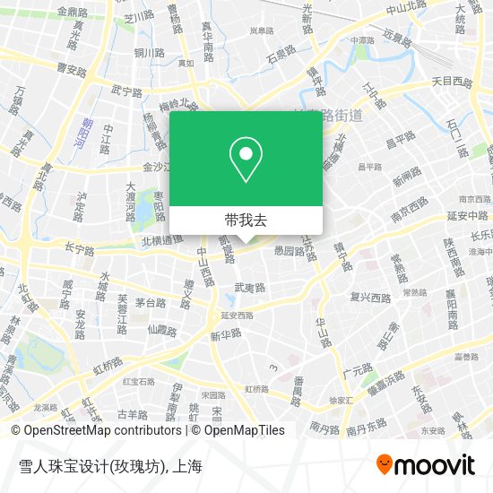 雪人珠宝设计(玫瑰坊)地图