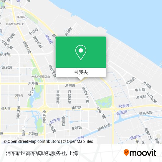 浦东新区高东镇助残服务社地图