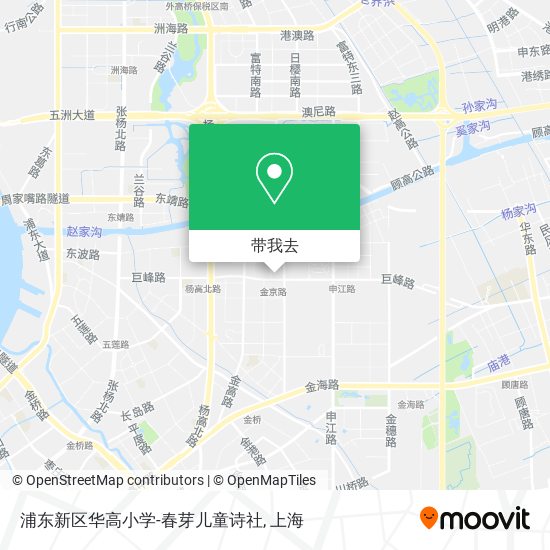 浦东新区华高小学-春芽儿童诗社地图