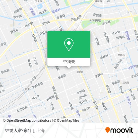 锦绣人家-东1门地图