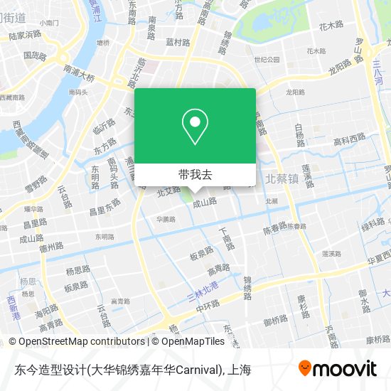 东今造型设计(大华锦绣嘉年华Carnival)地图