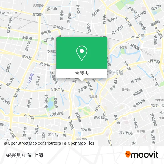 绍兴臭豆腐地图