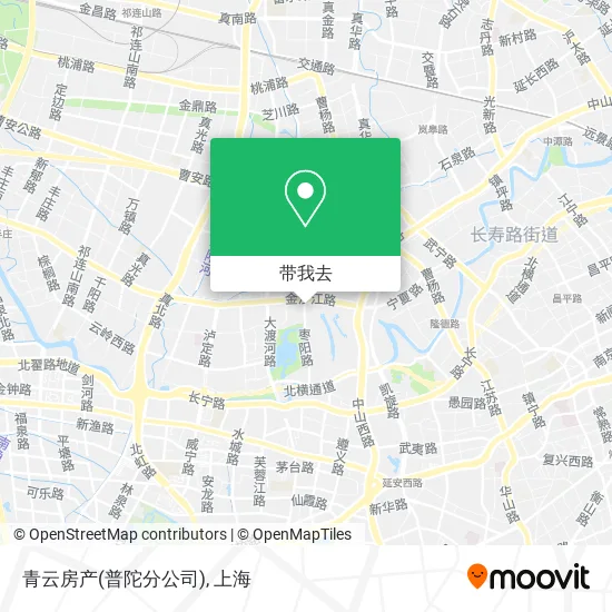 青云房产(普陀分公司)地图
