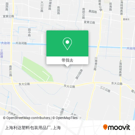 上海利达塑料包装用品厂地图