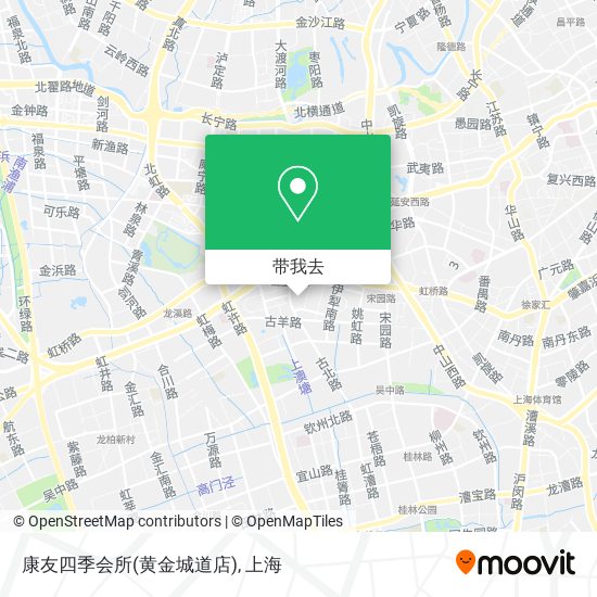 康友四季会所(黄金城道店)地图