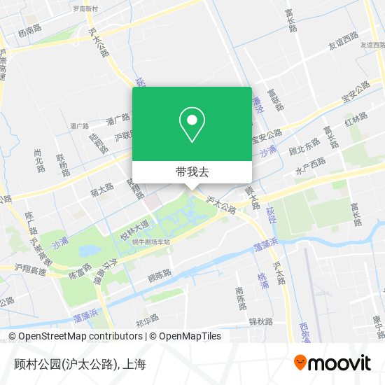 顾村公园(沪太公路)地图