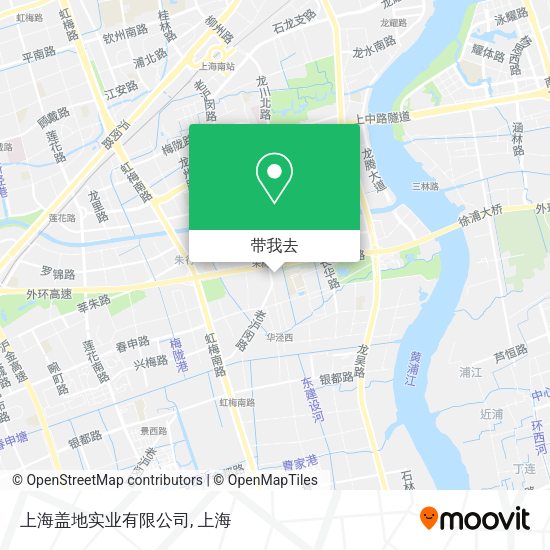 上海盖地实业有限公司地图