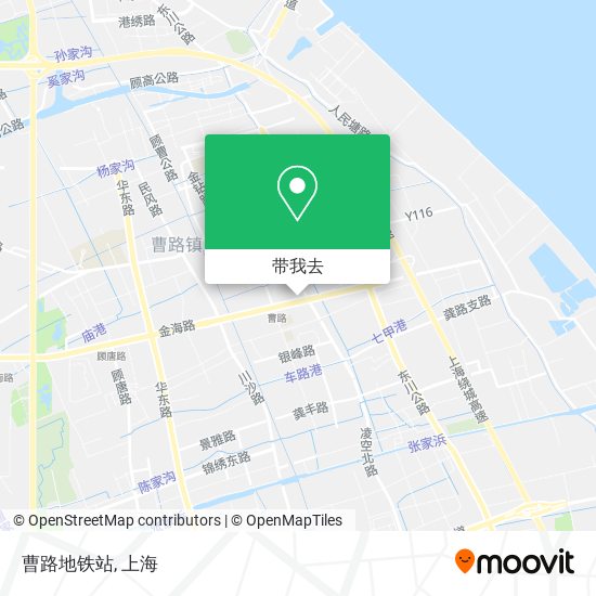 曹路地铁站地图