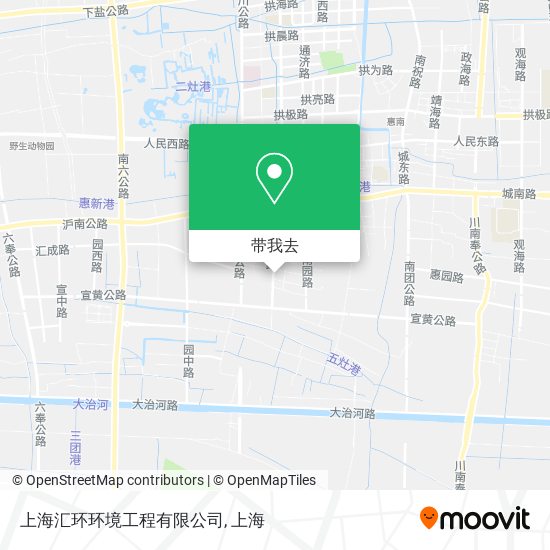 上海汇环环境工程有限公司地图