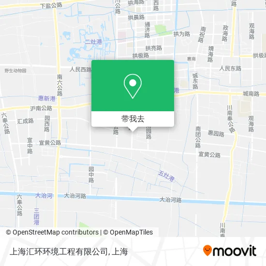上海汇环环境工程有限公司地图