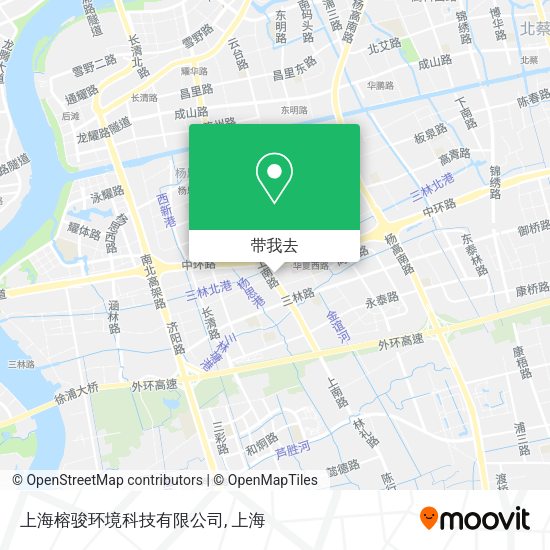 上海榕骏环境科技有限公司地图