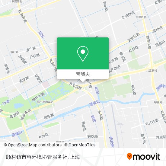 顾村镇市容环境协管服务社地图